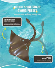 2.4G Remote Control Dolphin Shark Manta Ray Electric Toy Simulation Fish Remote Control Animal Boat Outdoor Water Toy Kid Gift