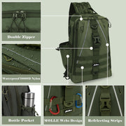 FishGear Pro: Backpack with Rod Holder & Tackle Box - Lacatang Shop