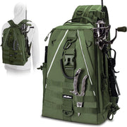 Fishing Backpack with Rod Holder and Tackle Box - Lacatang Shop