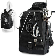 Fishing Backpack with Rod Holder and Tackle Box - Lacatang Shop