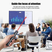 Flip - pen Presentation Clicker RF 2.4GHz PowerPoint Clicker Laser pointer pen Hyperlink Control Wireless IR Red Light Presenter - Lacatang Shop