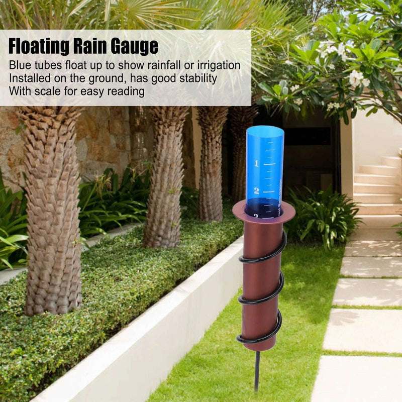 Floating Rain Gauge - Ground Mounted Plastic Measurement Tube - Lacatang Shop
