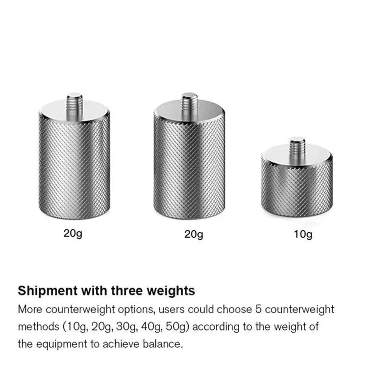 For DJI OM 5 6 Gimbal Balance Counterweight - 50g Clump Weights for OM 4 SE Osmo Mobile 3 2 Zhiyun Smooth 4 Vimble 2 Accessories - Lacatang Shop