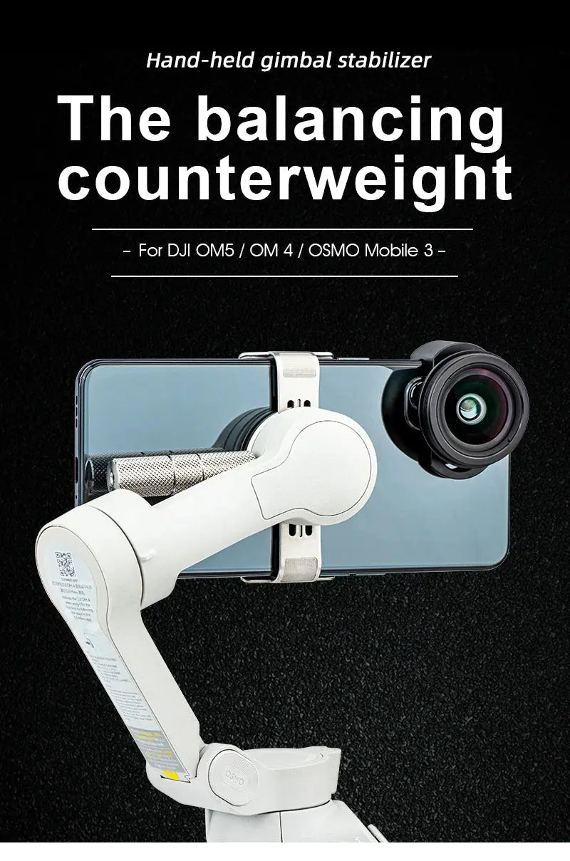 For DJI OM 5 6 Gimbal Balance Counterweight - 50g Clump Weights for OM 4 SE Osmo Mobile 3 2 Zhiyun Smooth 4 Vimble 2 Accessories - Lacatang Shop