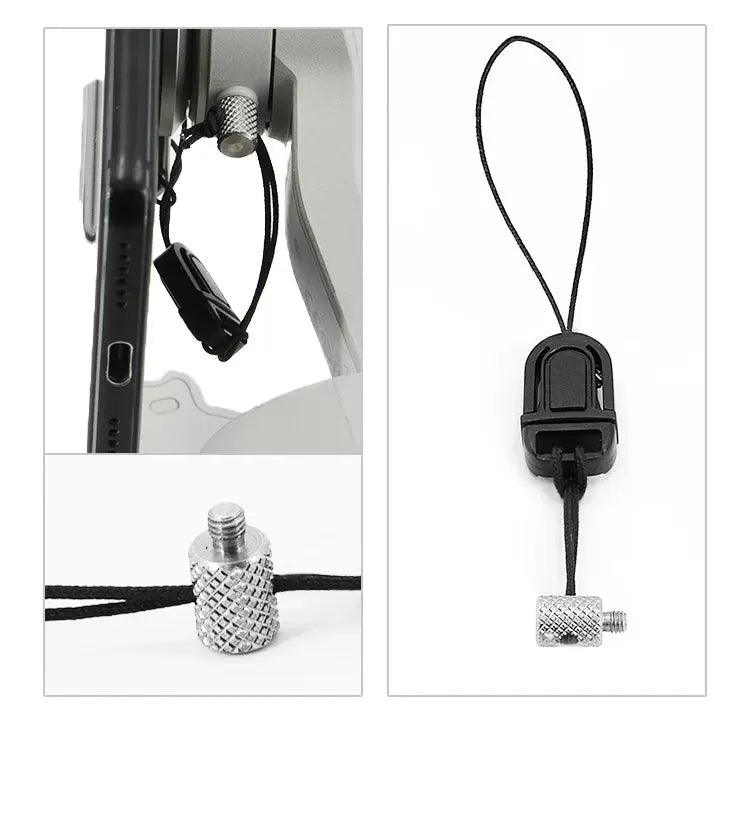 For DJI OM 6 5 Magnetic Phone Holder Anti - lost Strap Rope Osmo Mobile 4 SE Gimbal Anti - drop Lanyard Prevent Phone from Fall down - Lacatang Shop