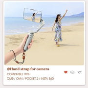For DJI OM4 SE 5 Phone Holder Clip Anti - lost Rope Strap Anti - drop For DJI OM 4 Osmo Mobile 3 4 5 Camera Expansion Accessories - Lacatang Shop