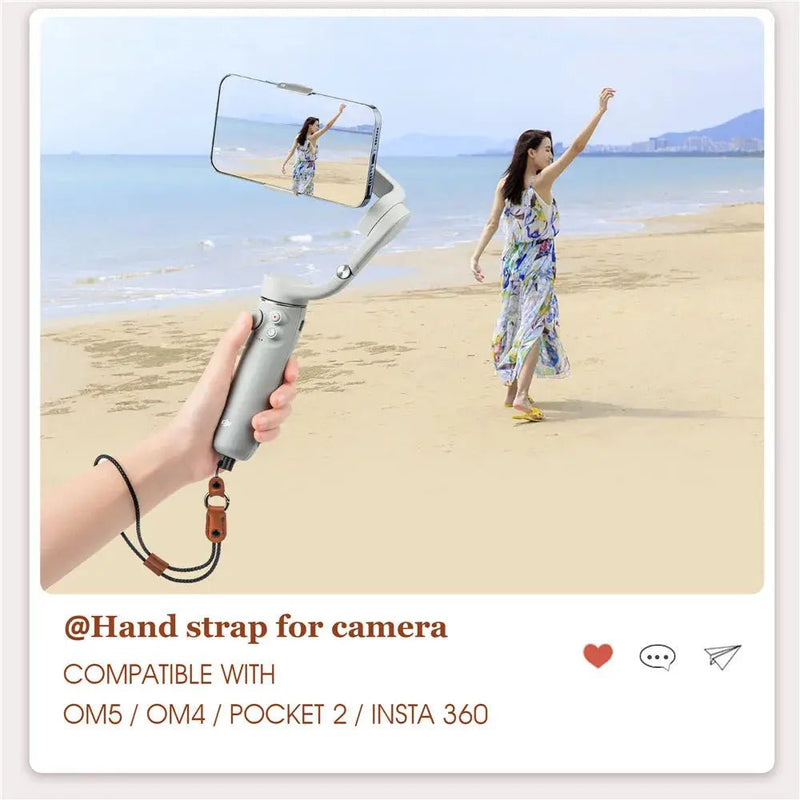 For DJI OM4 SE 5 Phone Holder Clip Anti - lost Rope Strap Anti - drop For DJI OM 4 Osmo Mobile 3 4 5 Camera Expansion Accessories - Lacatang Shop