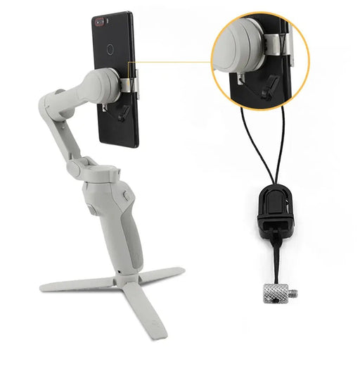 For DJI OM4 SE 5 Phone Holder Clip Anti - lost Rope Strap Anti - drop For DJI OM 4 Osmo Mobile 3 4 5 Camera Expansion Accessories - Lacatang Shop