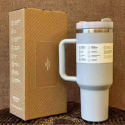 For Stanley 40oz Tumbler FlowState Straw Lid Stainless Steel Vacuum Insulated Car Mug Double Wall Thermal Iced Travel Cup bottle - Lacatang Shop