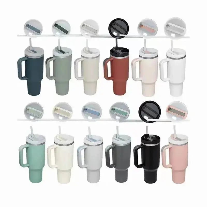 For Stanley Cup 40 Oz Vacuum Flasks Drinkware Coffee Custom Hot Water Bottles Thermos Bottle Tumbler Stainless Steel Thermoses - Lacatang Shop