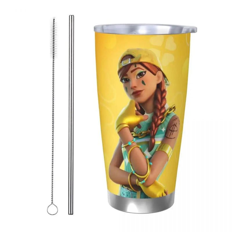 Fort - nite 20oz Stainless Steel Insulated Thermal Coffee Car Cup Cold Hot Mugs Vacuum Flask - Lacatang Shop