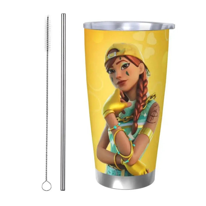 Fort - nite 20oz Stainless Steel Insulated Thermal Coffee Car Cup Cold Hot Mugs Vacuum Flask - Lacatang Shop