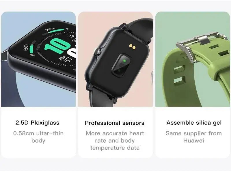 Full Screen IP68 Waterproof Ultra - Thin Smartwatch - Lacatang Shop