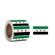 Funny Sticker Flag Map Of Syria Car Party Supplies Arab Republic Syria Three Star Flag Stainless Steel Thermos Cup Party Sticker - Lacatang Shop
