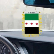 Funny Sticker Flag Map Of Syria Car Party Supplies Arab Republic Syria Three Star Flag Stainless Steel Thermos Cup Party Sticker - Lacatang Shop