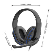 Gaming Headset 3.5mm Wired Over - Head Gamer Headphone With Microphone Volume Control Gamer Earphone Headset For Xbox PS4 PC - Lacatang Shop
