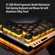 Gaming Keyboard Wired Mechanical Keyboard Backlit Gamer Keyboard Gaming Accessories - Lacatang Shop