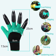 Gardening Gloves with Claws Breathable Waterproof Working Digging Planting Sting - Resistant Non - Slip Protective Latex Gloves - Lacatang Shop