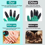 Gardening Gloves with Claws Breathable Waterproof Working Digging Planting Sting - Resistant Non - Slip Protective Latex Gloves - Lacatang Shop
