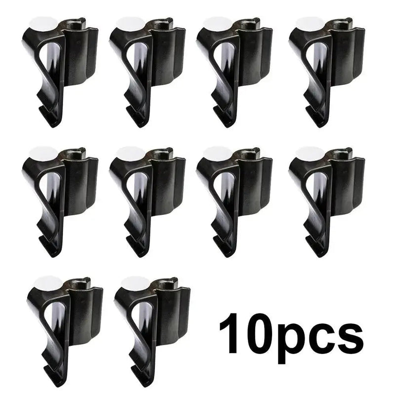 Durable Black Golf Club Bag Clips - Putter Clamp Holder Organizer