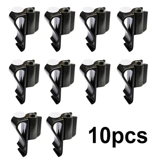 Durable Black Golf Club Bag Clips - Putter Clamp Holder Organizer