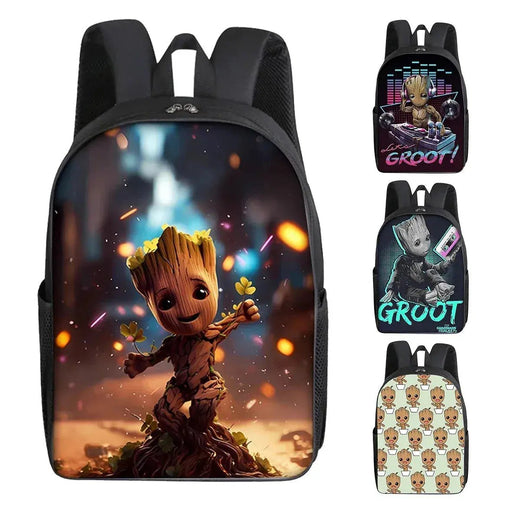 Groot Marvel Cartoon Backpack - Stylish School Bag for Students, Perfect Gift for Kids and Adults - Lacatang Shop