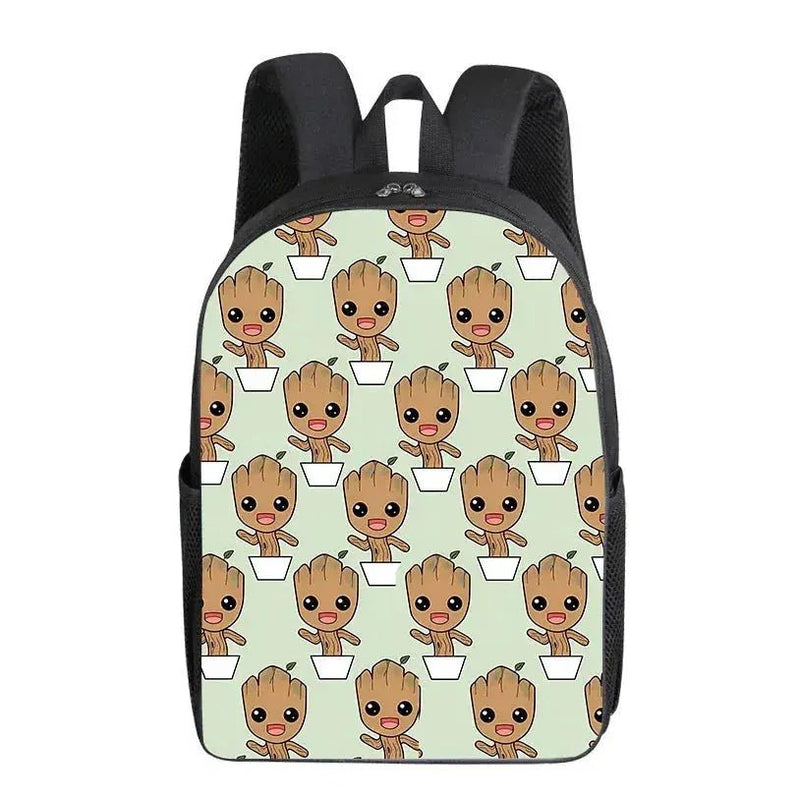 Groot Marvel Heroes Backpack - Adorable Cartoon School Bag for Students & Office Use - Trendy Gift for Kids and Adults - Lacatang Shop