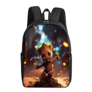 Groot Marvel Superhero Cartoon Backpack - Stylish School Bag for Students, Office Use & Kids' Gifts - Lacatang Shop