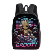 Groot Marvel Superhero School Backpack - Cute Cartoon Design for Kids and Adults, Ideal Gift and Office Knapsack - Lacatang Shop