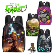Groot Marvel Superhero School Backpack with Cartoon Design - Stylish Knapsack for Kids and Adults, Perfect Gift for Students - Lacatang Shop