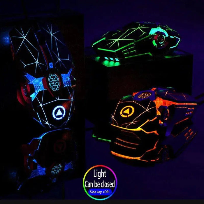 GX2 Wired Combination 104 Keys Mechanical Feel Keyboard and Mouse Replaceable Waterproof RGB Backlight Keyboard And Mouse Cover, - Lacatang Shop