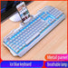 GX2 Wired Combination 104 Keys Mechanical Feel Keyboard and Mouse Replaceable Waterproof RGB Backlight Keyboard And Mouse Cover, - Lacatang Shop