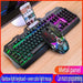 GX2 Wired Combination 104 Keys Mechanical Feel Keyboard and Mouse Replaceable Waterproof RGB Backlight Keyboard And Mouse Cover, - Lacatang Shop