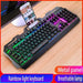 GX2 Wired Combination 104 Keys Mechanical Feel Keyboard and Mouse Replaceable Waterproof RGB Backlight Keyboard And Mouse Cover, - Lacatang Shop