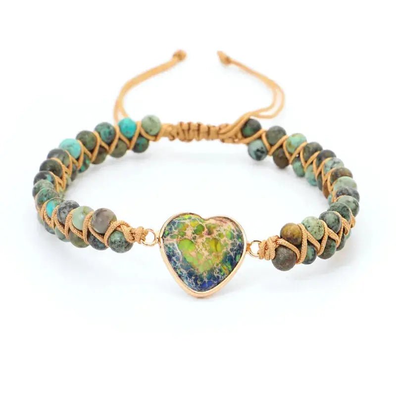 Handmade Love Stone Winding Bracelet - Lacatang Shop