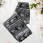 Harem Pants Women High Waist Outfits Hippy Boho Trousers for Women Wide Leg Hippie Pants for Female Women Ladies Summer - Lacatang Shop