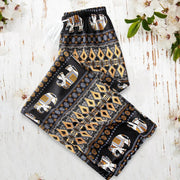 Harem Pants Women High Waist Outfits Hippy Boho Trousers for Women Wide Leg Hippie Pants for Female Women Ladies Summer - Lacatang Shop