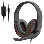 Headphones 3.5mm Wired Gaming Headset Earphones Music For PS4 Play Station 4 Game PC Chat computer With Microphone - Lacatang Shop