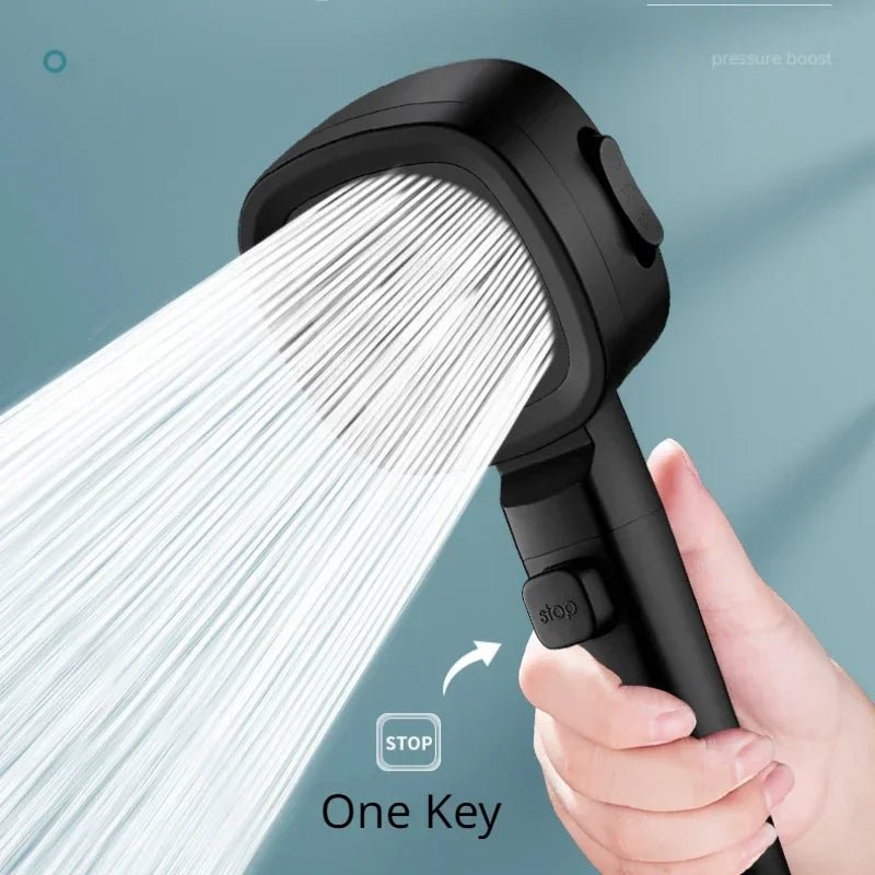 High Pressure Adjustable Shower Head with 3 Modes - Lacatang Shop