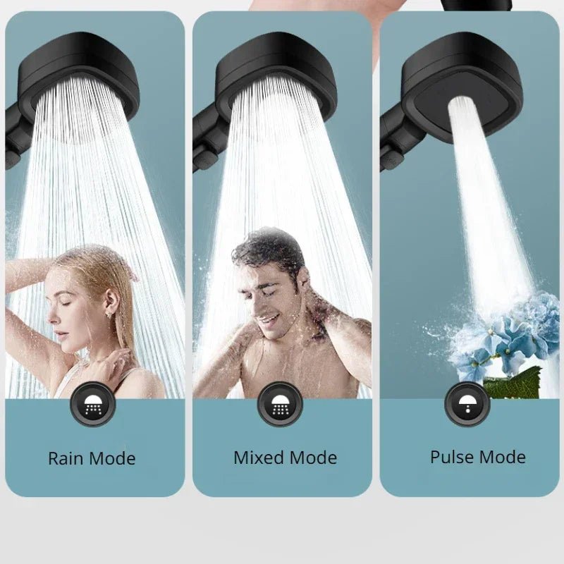 High Pressure Adjustable Shower Head with 3 Modes - Lacatang Shop