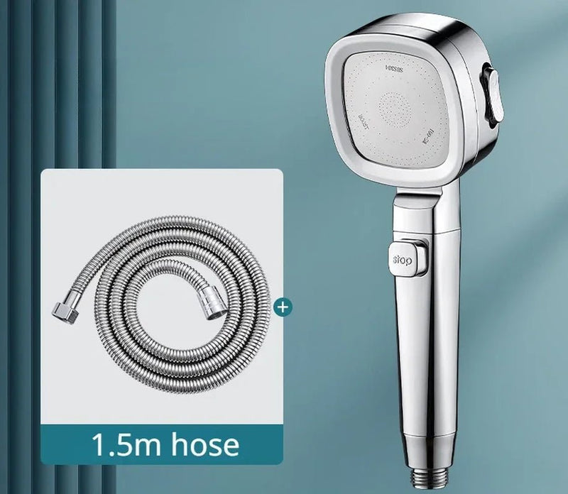 High Pressure Adjustable Shower Head with 3 Modes - Lacatang Shop