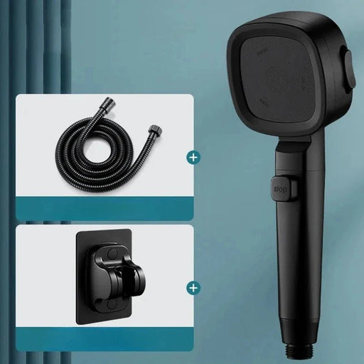 High Pressure Water Saving Shower Head with 3 Adjustable Modes