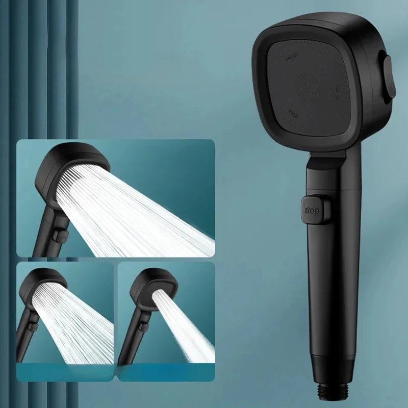 High Pressure Water Saving Shower Head with 3 Modes - Lacatang Shop