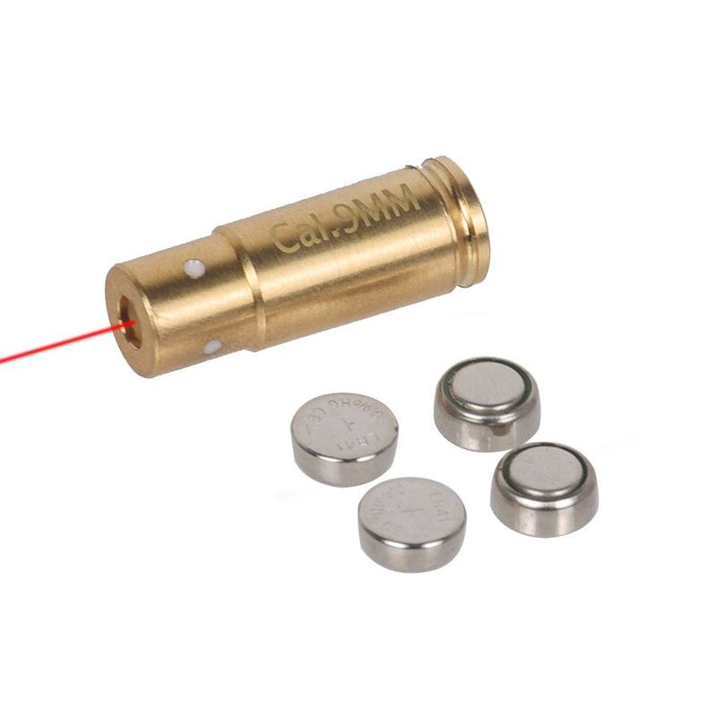 High Quality 9mm 9x19mm Red Laser Boresighter Training Bullet Snap Caps - Lacatang Shop