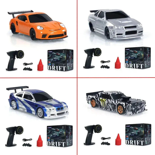 High - Speed 1/43 Scale 2.4G RC Drift Car - 4WD Remote Control Mini Racing Model for Boys, Perfect Gift - Lacatang Shop