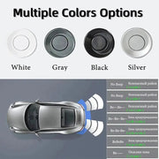 HIPPBQCC Car Parking Sensor Kit 4 Sensors Buzzer 22mm Reverse Backup Radar Sound Alert Indicator Probe System 12V Free Shipping - Lacatang Shop