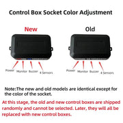 HIPPBQCC Car Parking Sensor Kit 4 Sensors Buzzer 22mm Reverse Backup Radar Sound Alert Indicator Probe System 12V Free Shipping - Lacatang Shop