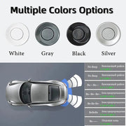 HIPPBQCC Car Parking Sensor Kit 4 Sensors Buzzer 22mm Reverse Backup Radar Sound Alert Indicator Probe System 12V Free Shipping - Lacatang Shop