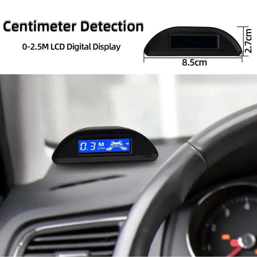 HIPPBQCC Parking Sensor For Car With Auto Parktronic Reverse LED Monitor 4 Sensors Radar Detector System Backlight Display - Lacatang Shop