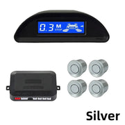 HIPPBQCC Parking Sensor For Car With Auto Parktronic Reverse LED Monitor 4 Sensors Radar Detector System Backlight Display - Lacatang Shop